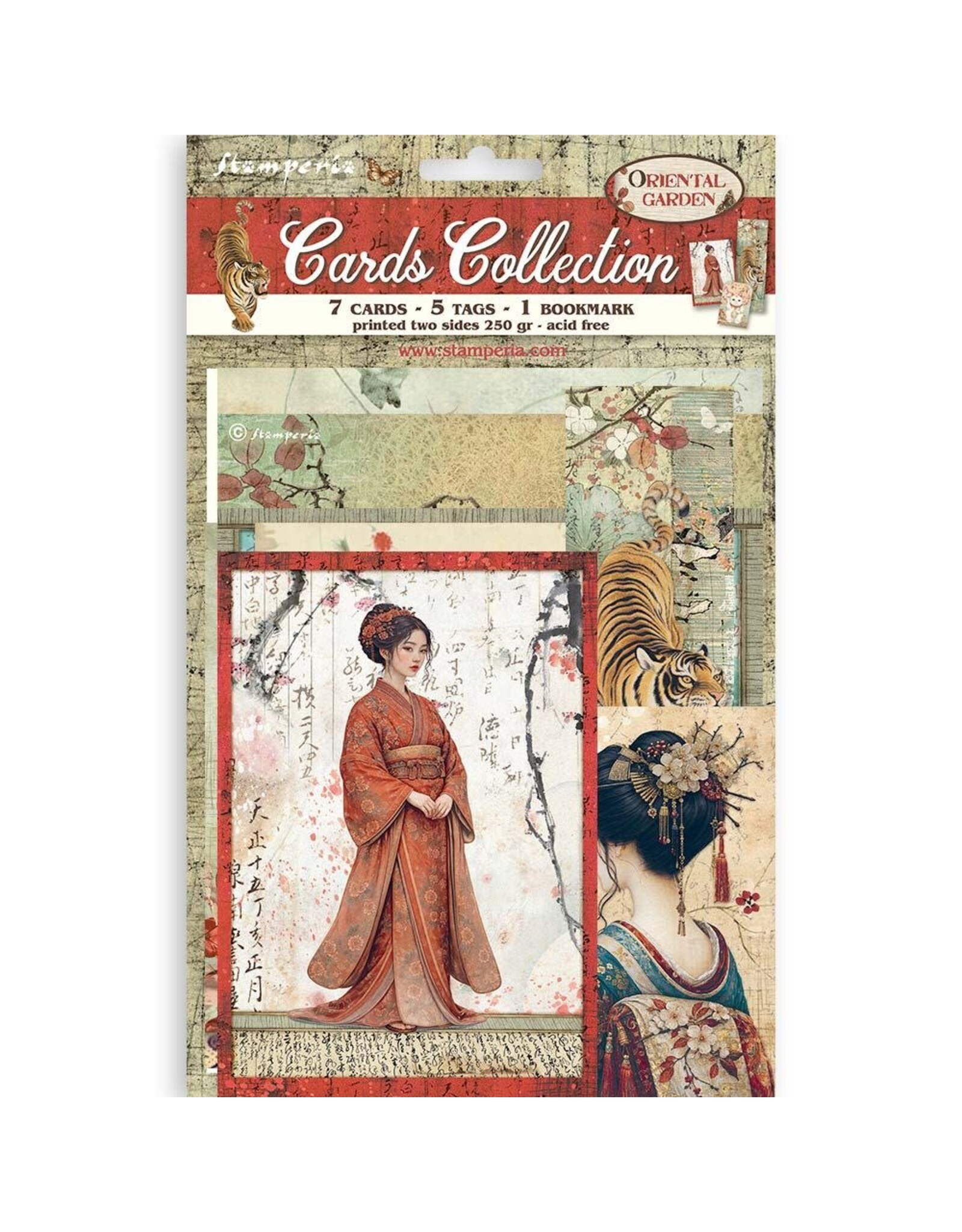 STAMPERIA STAMPERIA ORIENTAL GARDEN CARDS COLLECTION