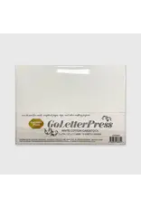 COUTURE CREATIONS COUTURE CREATIONS GOLETTERPRESS WHITE COTTON CARDSTOCK