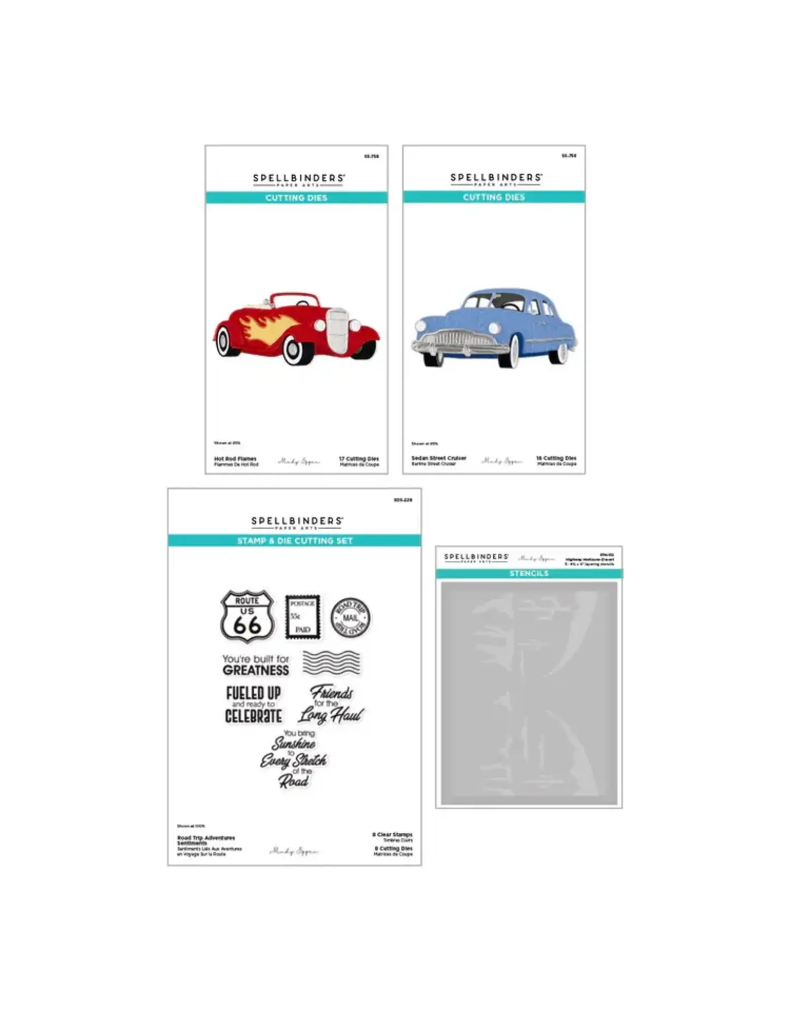 SPELLBINDERS SPELLBINDERS MINDY EGGEN CLASSIC ROAD LEGENDS 2.0 I WANT IT ALL! BUNDLE