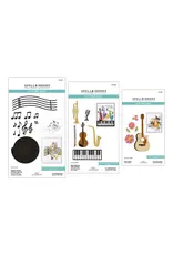 SPELLBINDERS SPELLBINDERS BIBI CAMERON BIBI'S MUSICAL NOTES COLLECTION SMALL INSTRUMENTS DIE SET BUNDLE