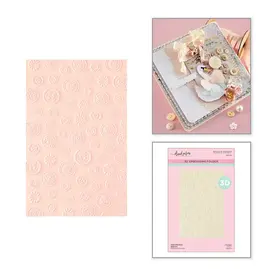 SPELLBINDERS SPELLBINDERS FRANK GARCIA HABERDASHERY BUTTONS 3D EMBOSSING FOLDER