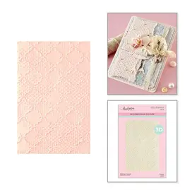 SPELLBINDERS SPELLBINDERS FRANK GARCIA RIBBONS & SEAMS 3D EMBOSSING FOLDER