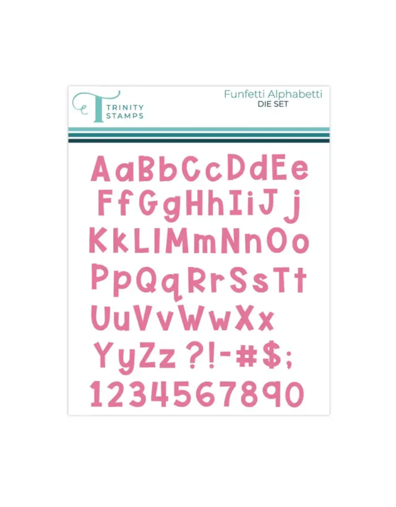 TRINITY STAMPS TRINITY STAMPS FUNFETTI ALPHABETTI DIE SET