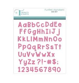 TRINITY STAMPS TRINITY STAMPS FUNFETTI ALPHABETTI DIE SET