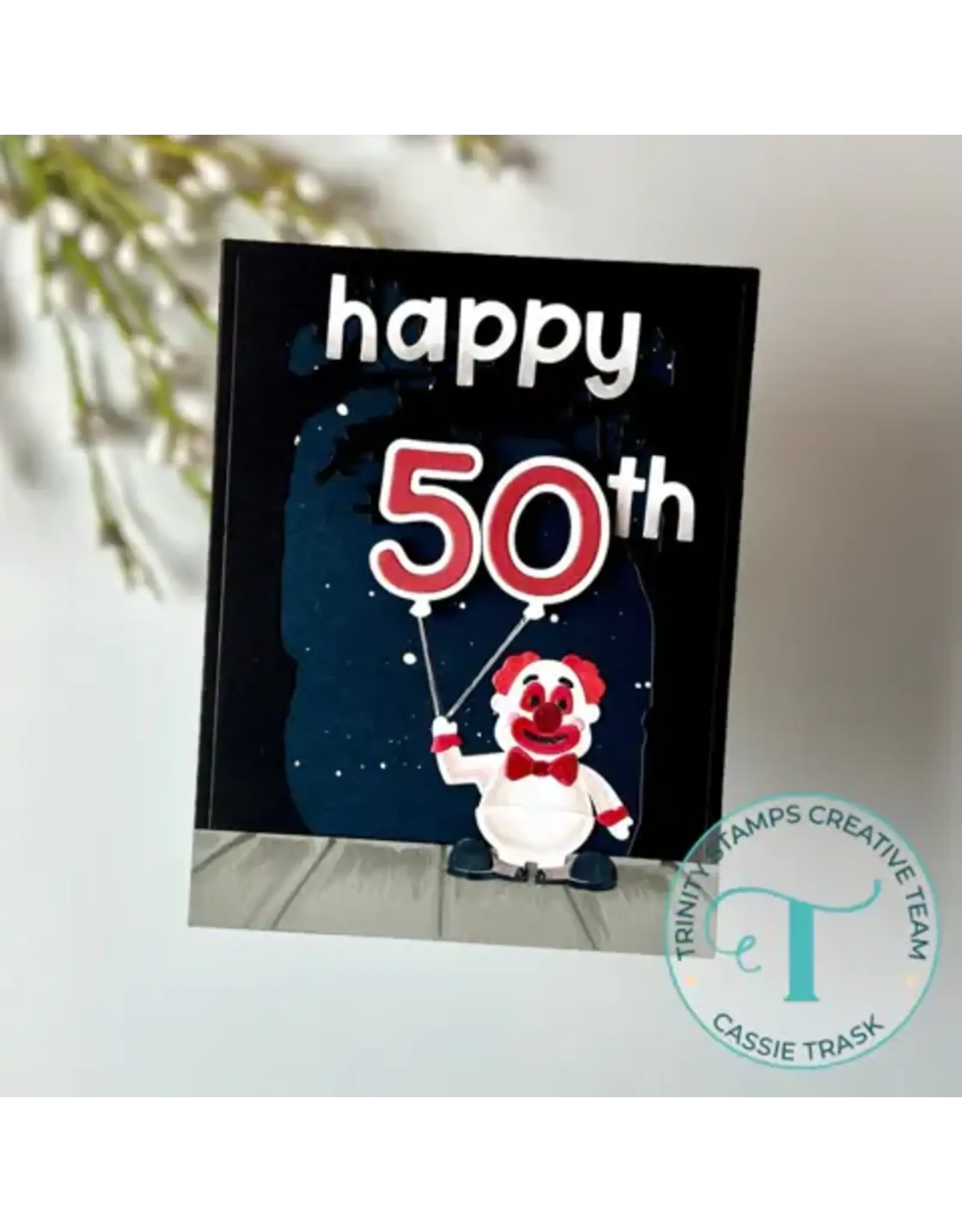 TRINITY STAMPS TRINITY STAMPS LITTLE NUMBER BALLOONS DIE SET