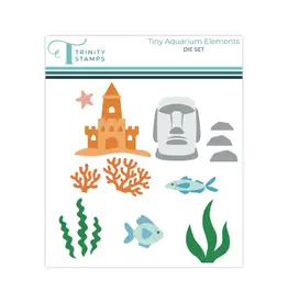 TRINITY STAMPS TRINITY STAMPS TINY AQUARIUM ELEMENTS DIE SET