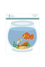 TRINITY STAMPS TRINITY STAMPS FISH BOWL CIRCLE CARD ADD-ON DIE SET