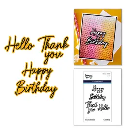 SPELLBINDERS SPELLBINDERS SIMON HURLEY BIG & BOLD SENTIMENTS ETCHED DIE SET
