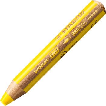 STABILO STABILO YELLOW WOODY 3 IN 1 PENCIL