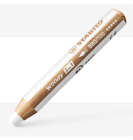 STABILO STABILO WHITE WOODY 3 IN 1 PENCIL