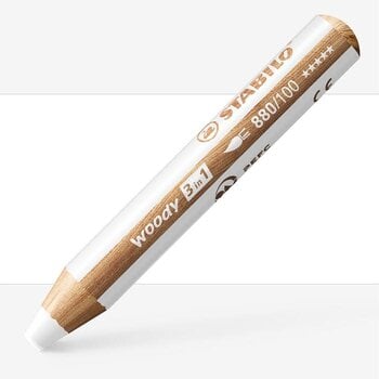STABILO STABILO WHITE WOODY 3 IN 1 PENCIL