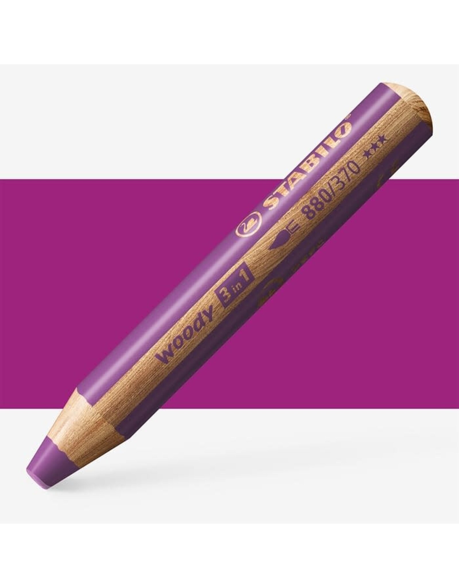 STABILO STABILO LILAC WOODY 3 IN 1 PENCIL