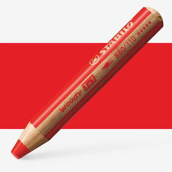 STABILO STABILO RED WOODY 3 IN 1 PENCIL