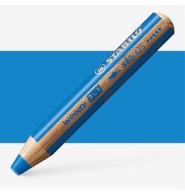 STABILO STABILO BLUE WOODY 3 IN 1 PENCIL