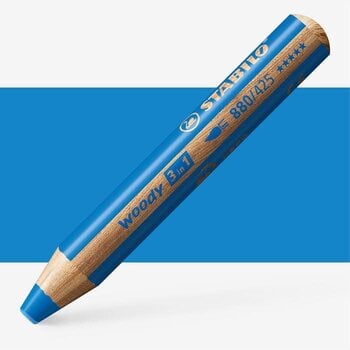 STABILO STABILO BLUE WOODY 3 IN 1 PENCIL