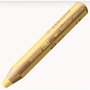 STABILO STABILO PASTEL YELLOW WOODY 3 IN 1 PENCIL