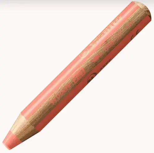 STABILO STABILO PASTEL RED WOODY 3 IN 1 PENCIL