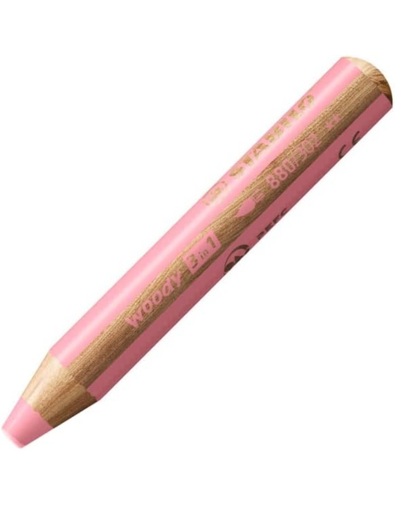 STABILO STABILO PASTEL PINK WOODY 3 IN 1 PENCIL