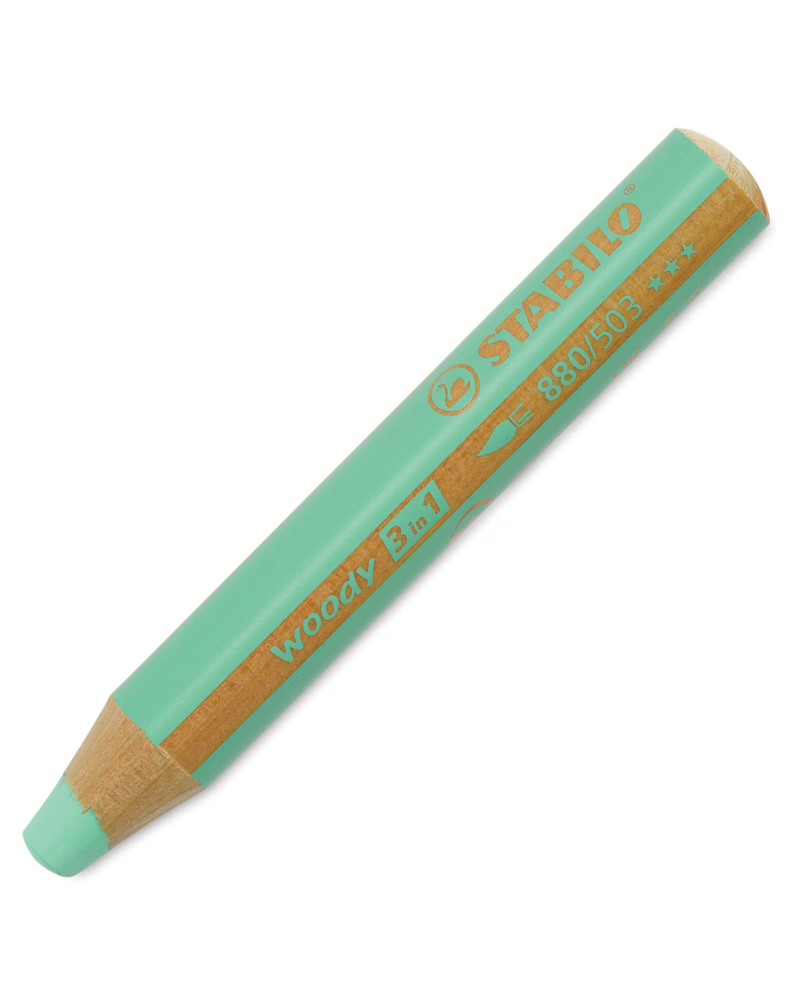 STABILO STABILO PASTEL GREEN WOODY 3 IN 1 PENCIL