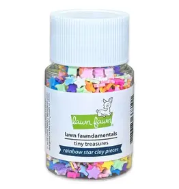 LAWN FAWN LAWN FAWN RAINBOW STAR CLAY PIECES
