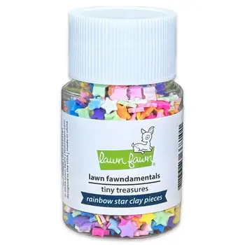 LAWN FAWN LAWN FAWN RAINBOW STAR CLAY PIECES