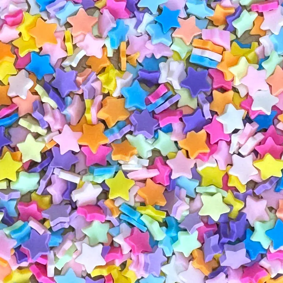 LAWN FAWN LAWN FAWN RAINBOW STAR CLAY PIECES