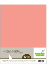 LAWN FAWN LAWN FAWN CANTALOUPE 8.5x11 CARDSTOCK 10/PK