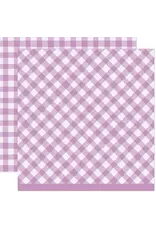 LAWN FAWN LAWN FAWN GIDDY FOR GINGHAM BERRIES 12x12 CARDSTOCK