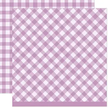 LAWN FAWN LAWN FAWN GIDDY FOR GINGHAM BERRIES 12x12 CARDSTOCK