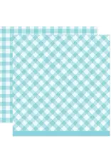 LAWN FAWN LAWN FAWN GIDDY FOR GINGHAM COOLER 12x12 CARDSTOCK