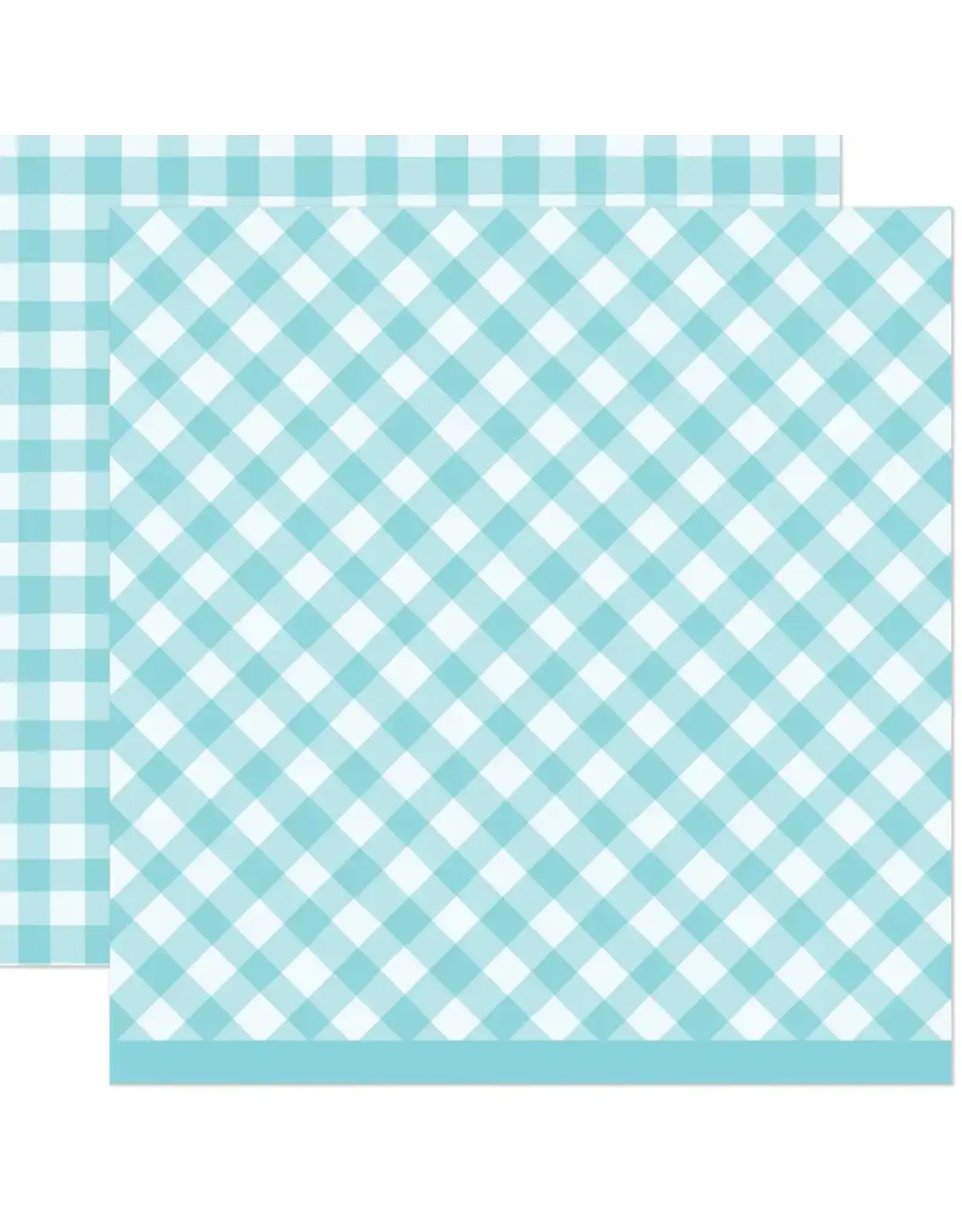 LAWN FAWN LAWN FAWN GIDDY FOR GINGHAM COOLER 12x12 CARDSTOCK