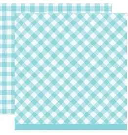 LAWN FAWN LAWN FAWN GIDDY FOR GINGHAM COOLER 12x12 CARDSTOCK