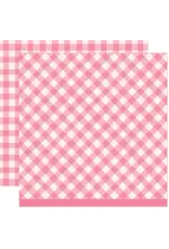 LAWN FAWN LAWN FAWN GIDDY FOR GINGHAM PICNIC BLANKET 12x12 CARDSTOCK