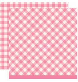 LAWN FAWN LAWN FAWN GIDDY FOR GINGHAM PICNIC BLANKET 12x12 CARDSTOCK
