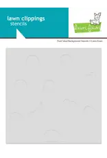 LAWN FAWN LAWN FAWN FRUIT SALAD 6x6 BACKGROUND STENCIL SET 5/PK