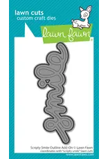 LAWN FAWN LAWN FAWN SCRIPTY SMILE OUTLINE ADD-ON DIE