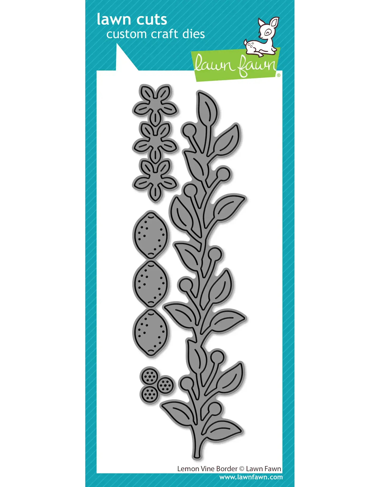 LAWN FAWN LAWN FAWN LEMON VINE BORDER DIE SET