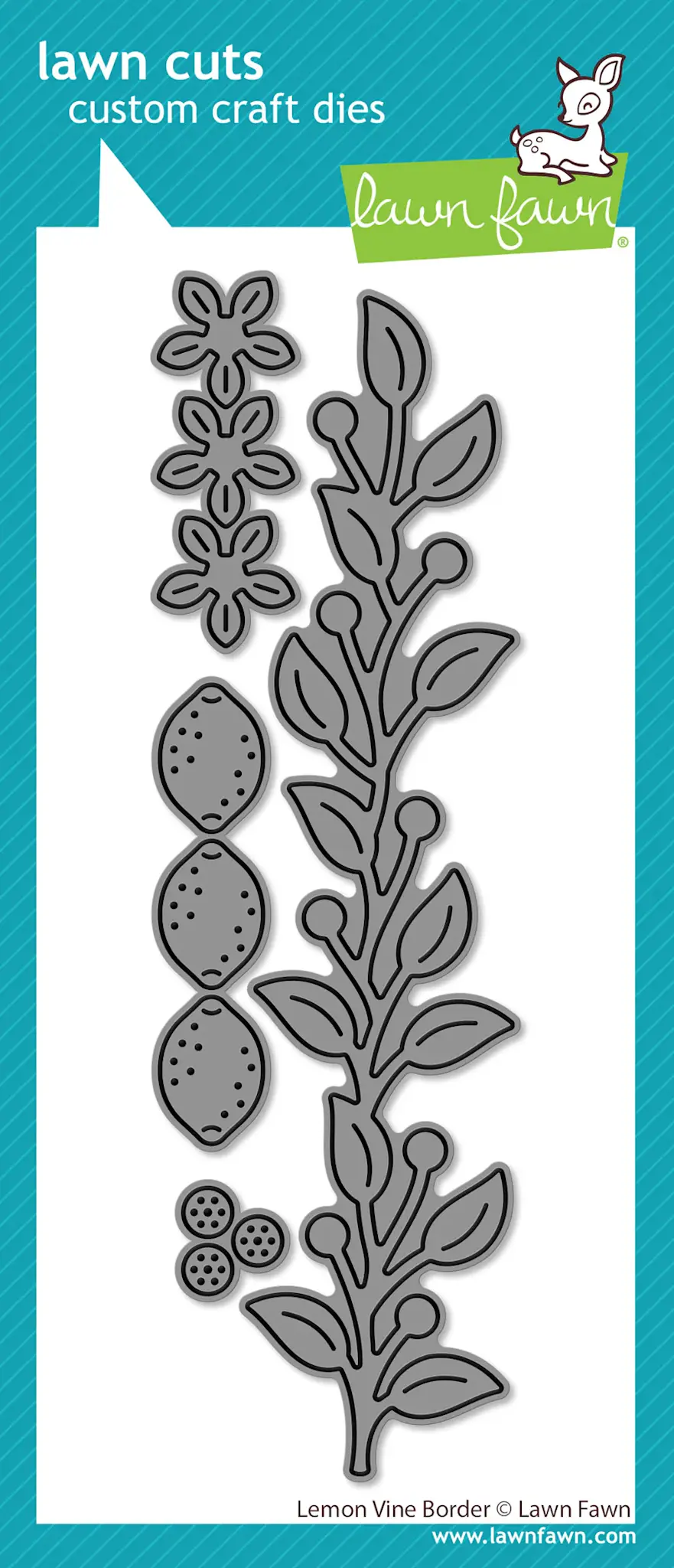 LAWN FAWN LAWN FAWN LEMON VINE BORDER DIE SET