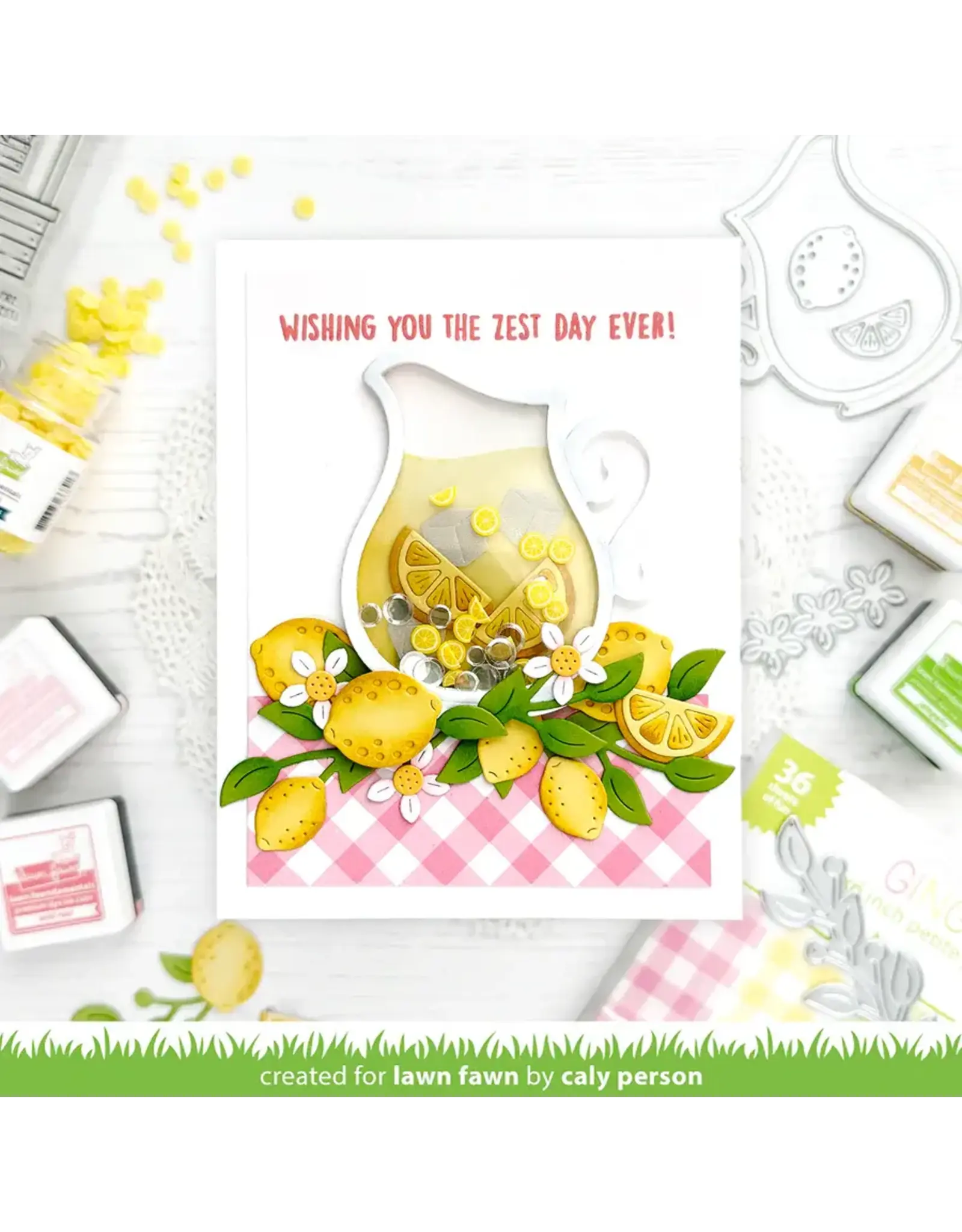 LAWN FAWN LAWN FAWN LEMON VINE BORDER DIE SET