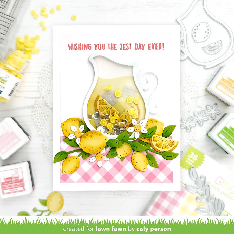 LAWN FAWN LAWN FAWN LEMON VINE BORDER DIE SET