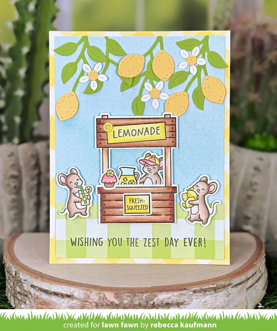 LAWN FAWN LAWN FAWN LEMON VINE BORDER DIE SET