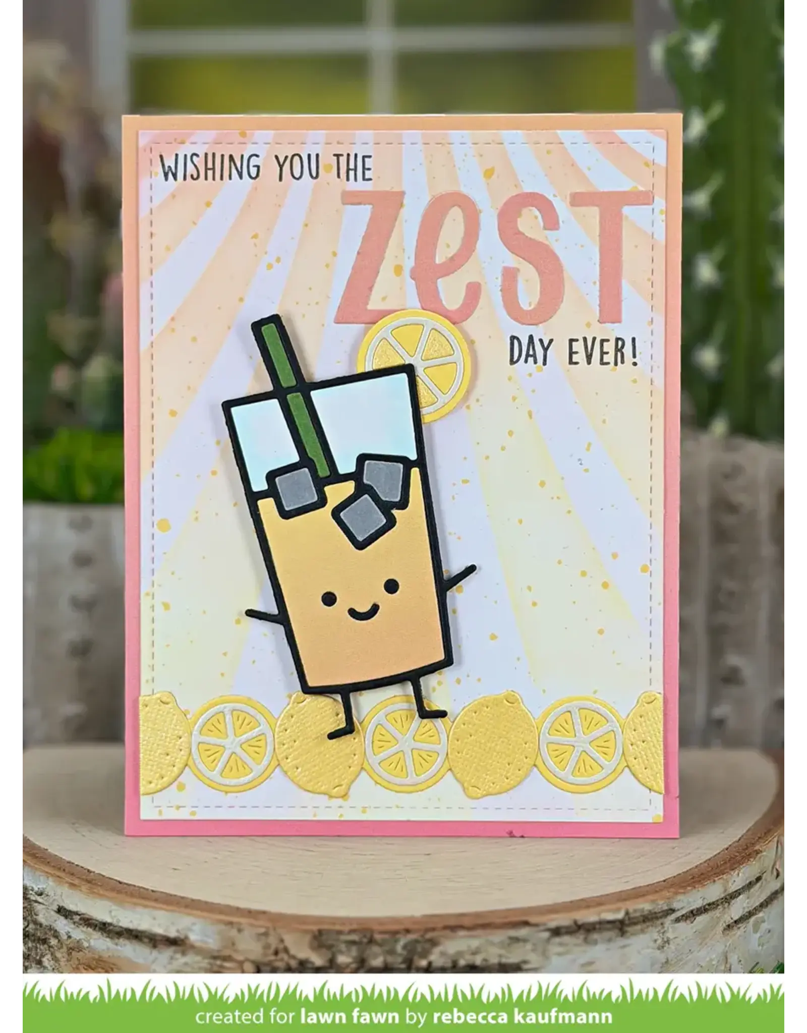 LAWN FAWN LAWN FAWN LEMON BORDER DIE SET