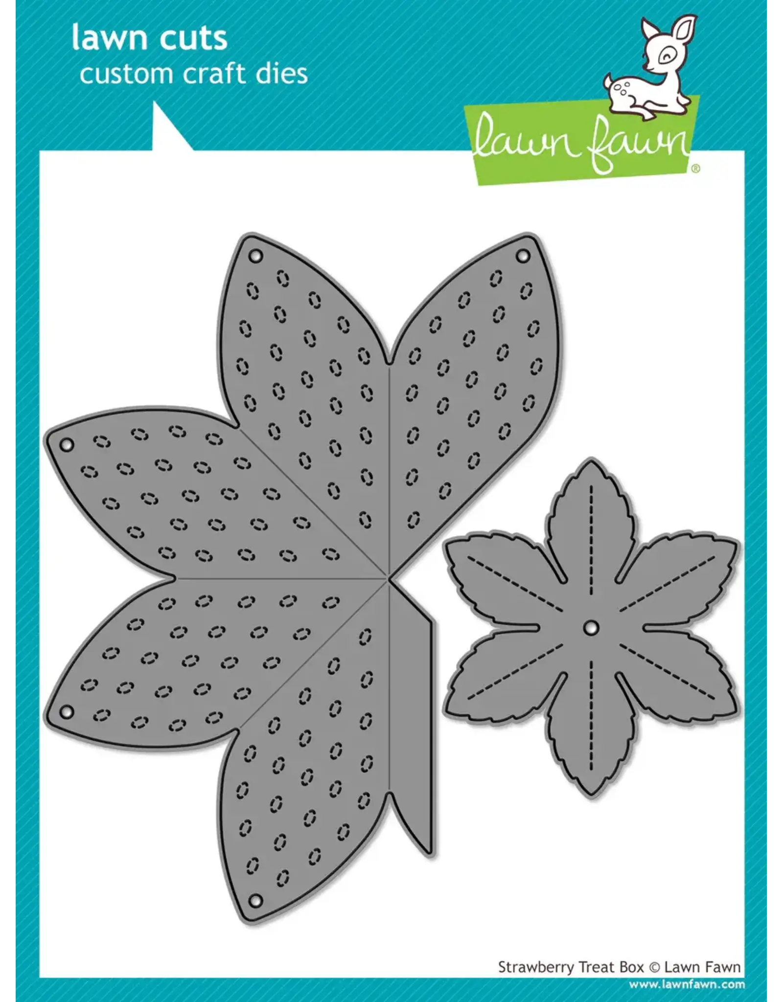 LAWN FAWN LAWN FAWN STRAWBERRY TREAT BOX DIE SET
