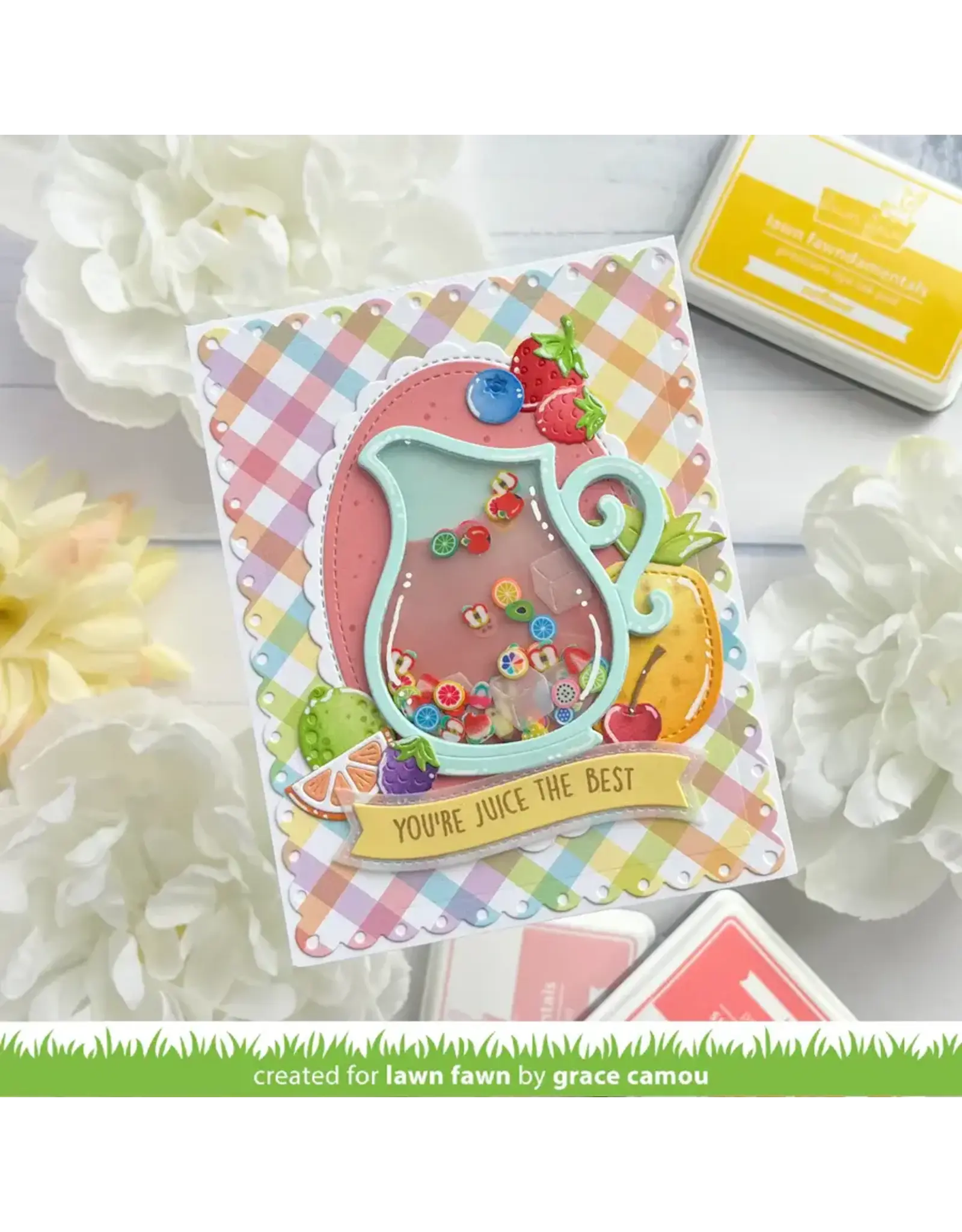 LAWN FAWN LAWN FAWN BUILD-A-DRINK PITCHER DIE SET