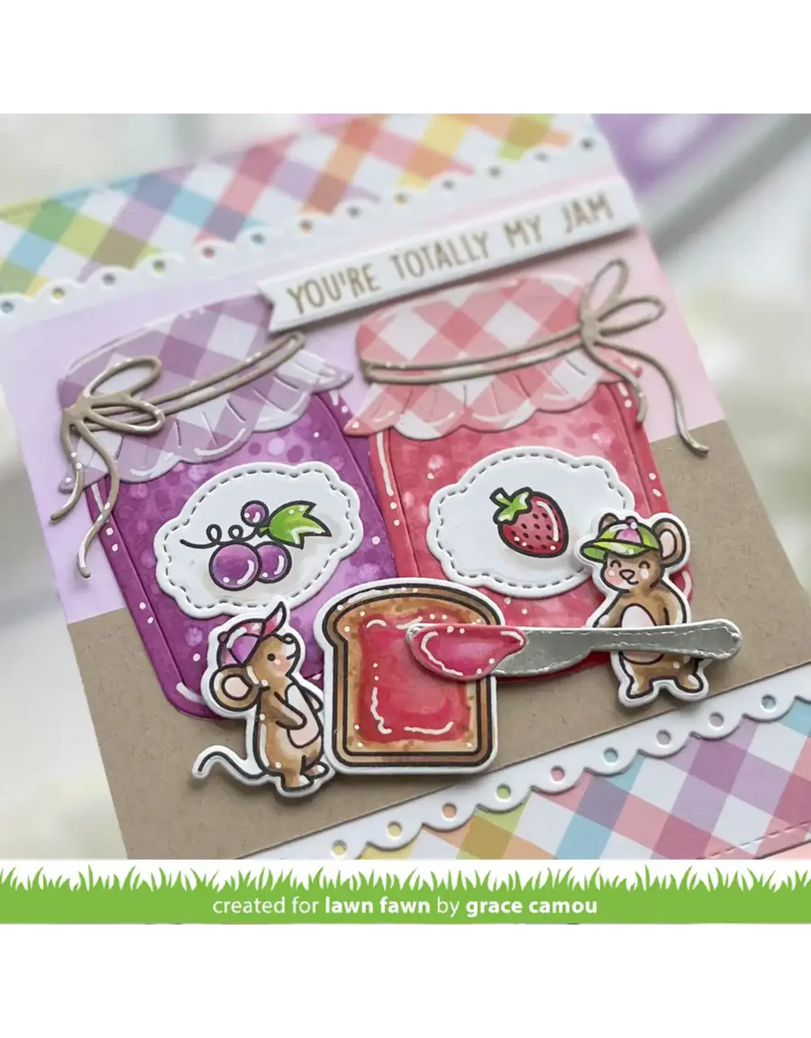 LAWN FAWN LAWN FAWN BUILD-A-DRINK MASON JAR JAM AND HONEY ADD-ON DIE SET