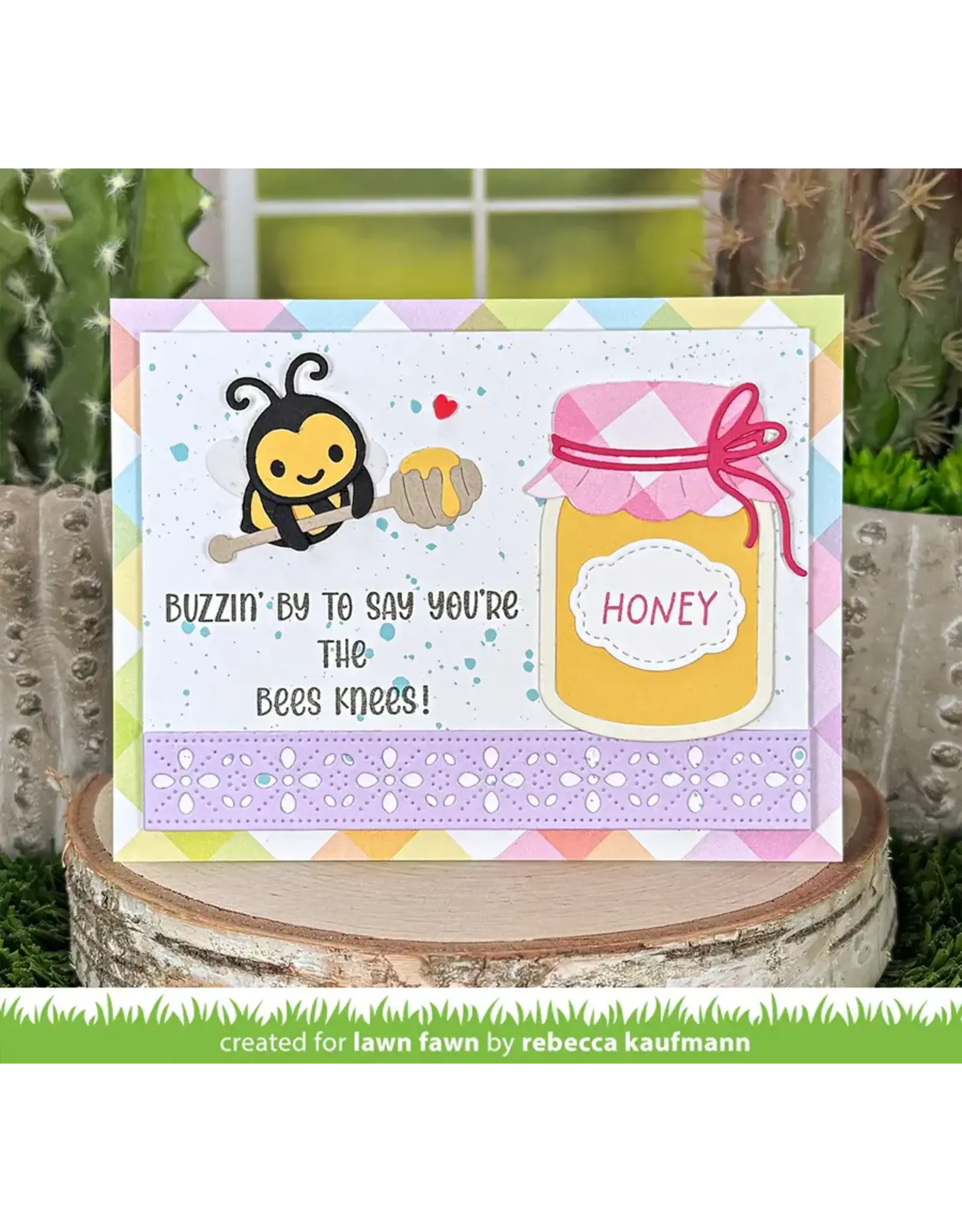 LAWN FAWN LAWN FAWN BUILD-A-DRINK MASON JAR JAM AND HONEY ADD-ON DIE SET