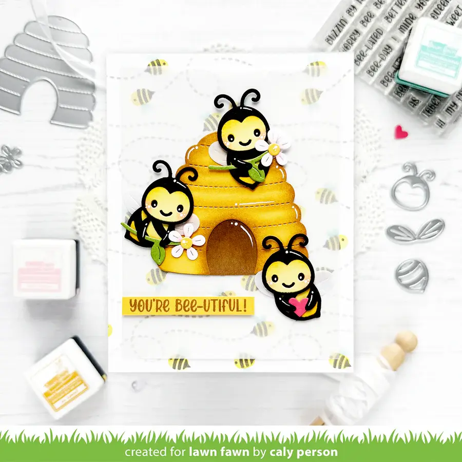 LAWN FAWN LAWN FAWN BUILD-A-BEE DIE SET