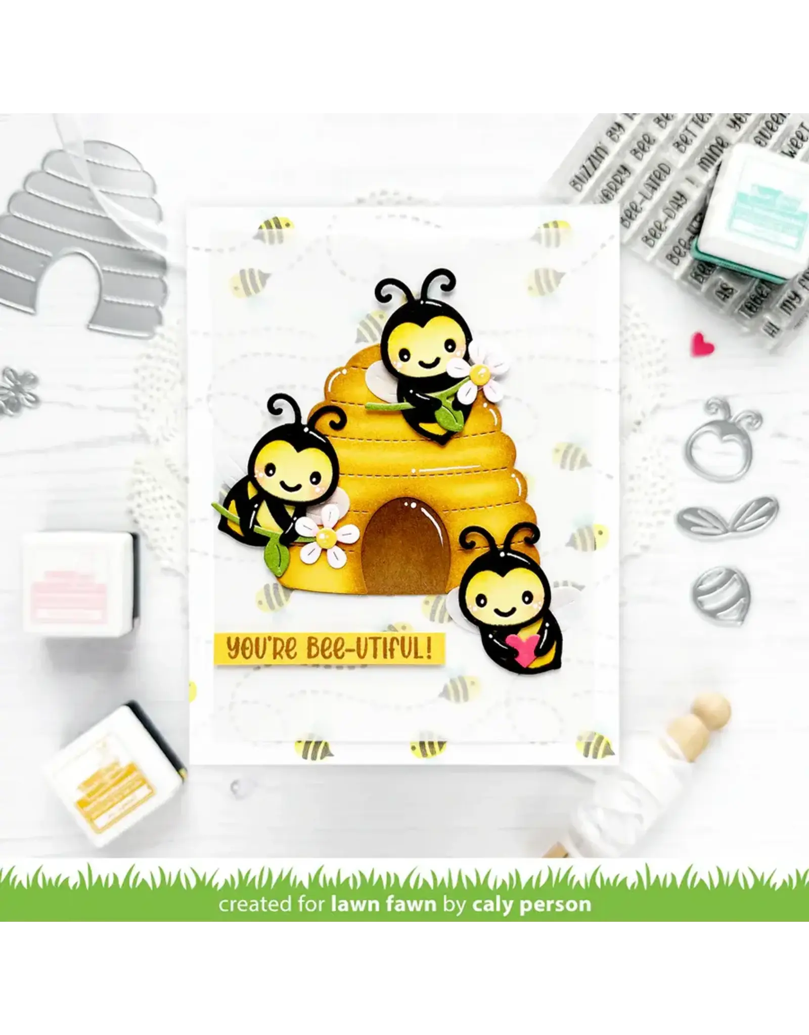 LAWN FAWN LAWN FAWN BUILD-A-BEE DIE SET
