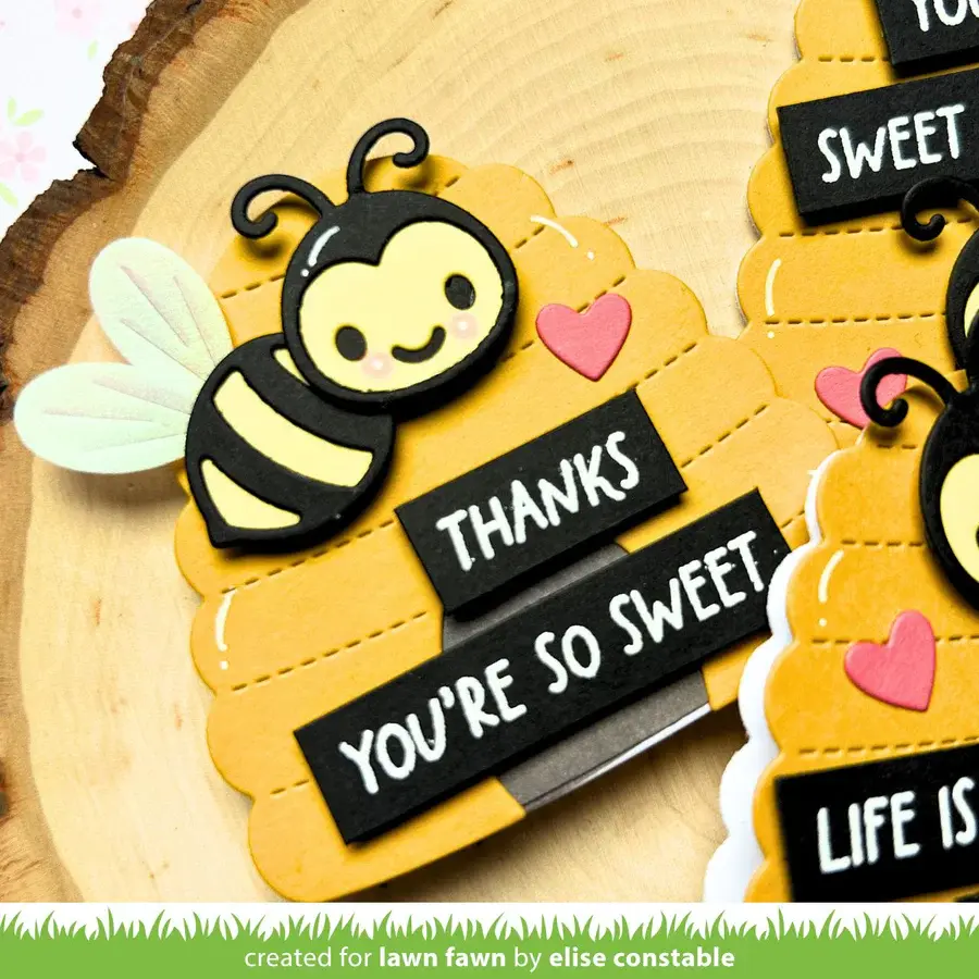 LAWN FAWN LAWN FAWN BUILD-A-BEE DIE SET