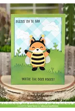 LAWN FAWN LAWN FAWN HENRY'S BUILD-A-SENTIMENT: HONEY BEE CLEAR STAMP SET